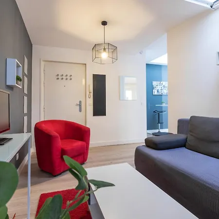 Magenta Square 1 Bdr With Ac Appartement Nice